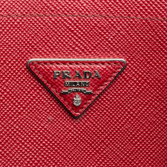 Pre-Loved Prada Large Saffiano Cuir Double Satchel - Picture 5 of 7